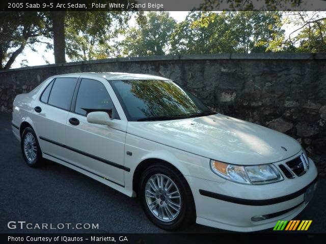 2005 Saab 9-5 Arc Sedan in Polar White