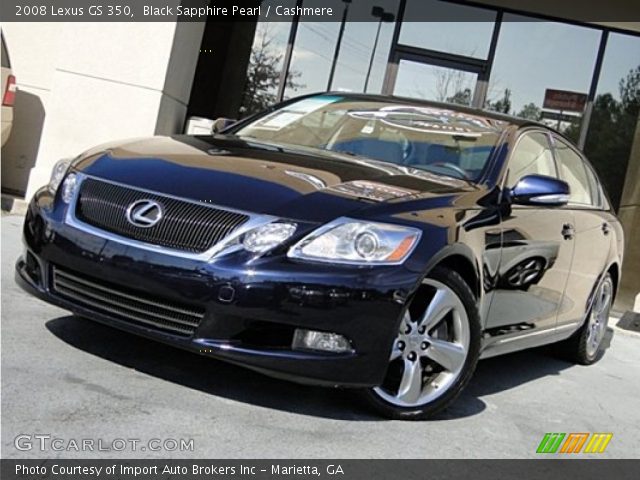 2008 Lexus GS 350 in Black Sapphire Pearl