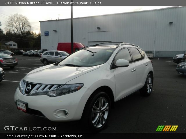 2010 Nissan Murano LE AWD in Glacier White Pearl