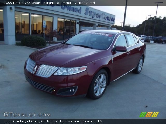 2009 Lincoln MKS Sedan in Sangria Red Metallic