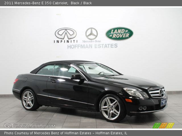 2011 Mercedes-Benz E 350 Cabriolet in Black