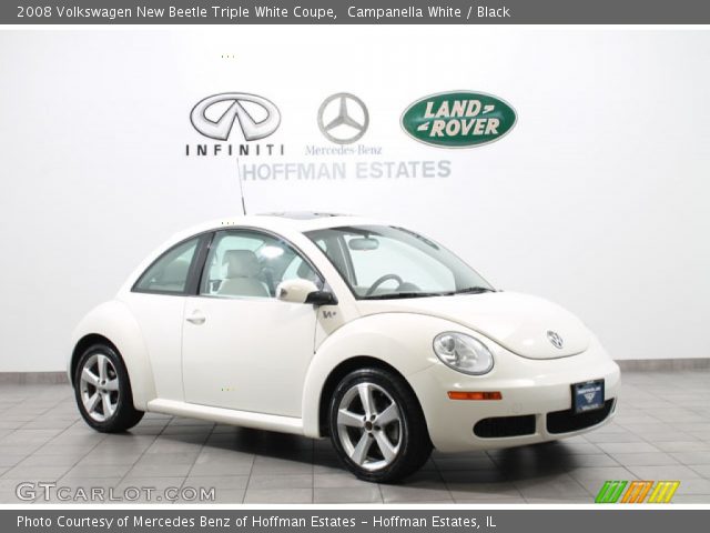 2008 Volkswagen New Beetle Triple White Coupe in Campanella White