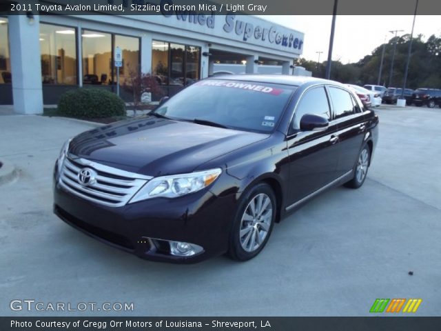 2011 Toyota Avalon Limited in Sizzling Crimson Mica