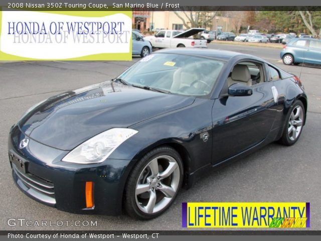 2008 Nissan 350Z Touring Coupe in San Marino Blue