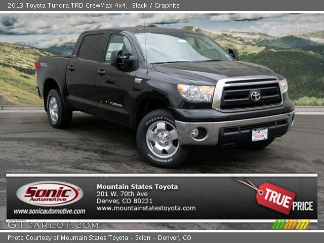 2013 Toyota Tundra TRD CrewMax 4x4 in Black