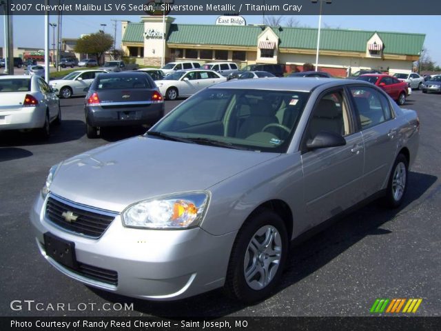 2007 Chevrolet Malibu LS V6 Sedan in Silverstone Metallic