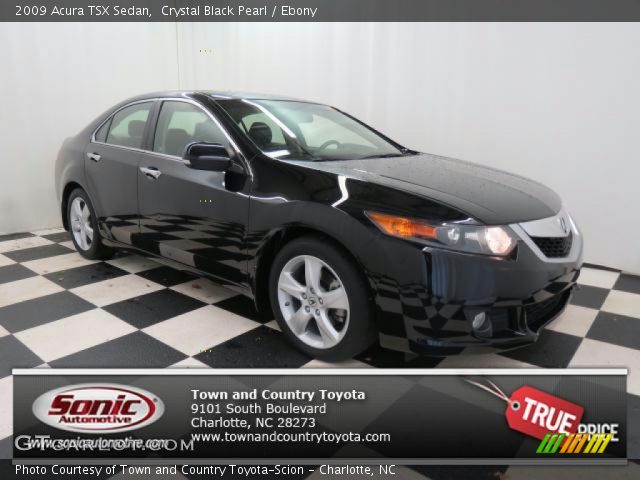 2009 Acura TSX Sedan in Crystal Black Pearl