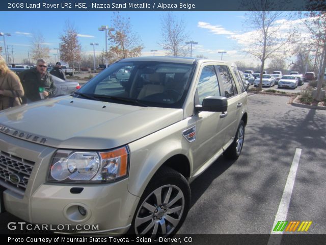 2008 Land Rover LR2 HSE in Nazca Sand Metallic