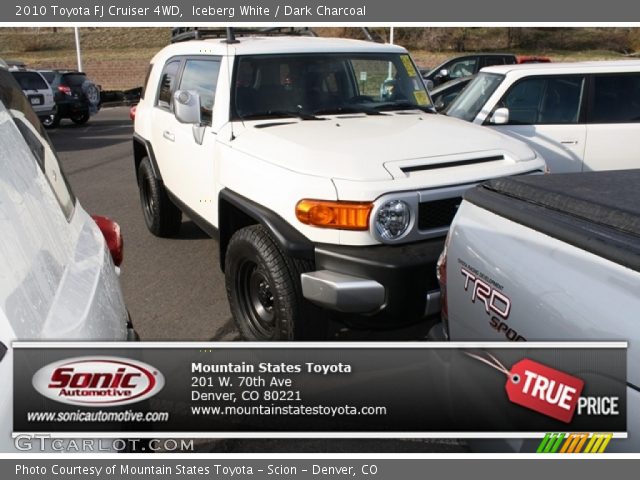 2010 Toyota FJ Cruiser 4WD in Iceberg White