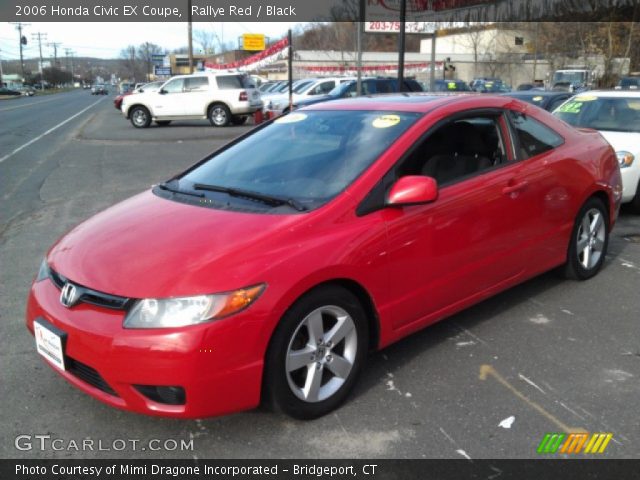 2006 Honda Civic EX Coupe in Rallye Red