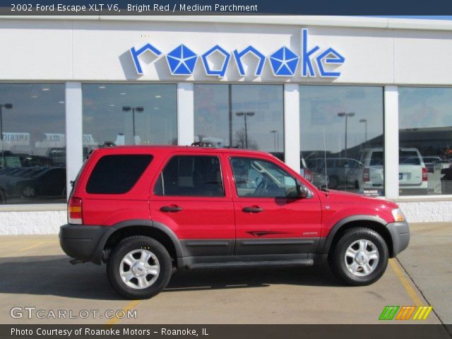 2002 Ford Escape XLT V6 in Bright Red