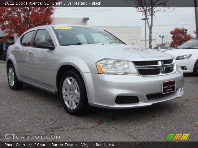 2012 Dodge Avenger SE in Bright Silver Metallic