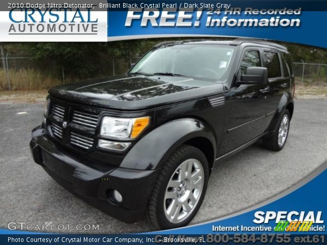 2010 Dodge Nitro Detonator in Brilliant Black Crystal Pearl