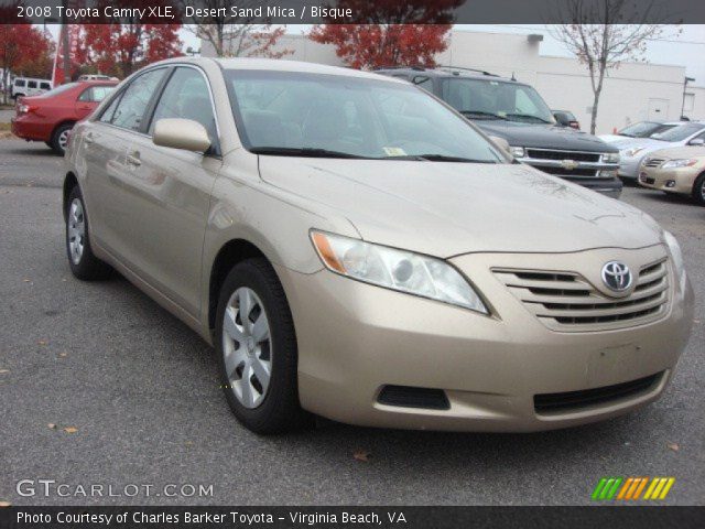 2008 Toyota Camry XLE in Desert Sand Mica