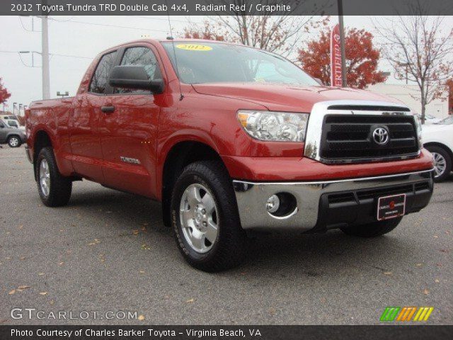 2012 Toyota Tundra TRD Double Cab 4x4 in Radiant Red