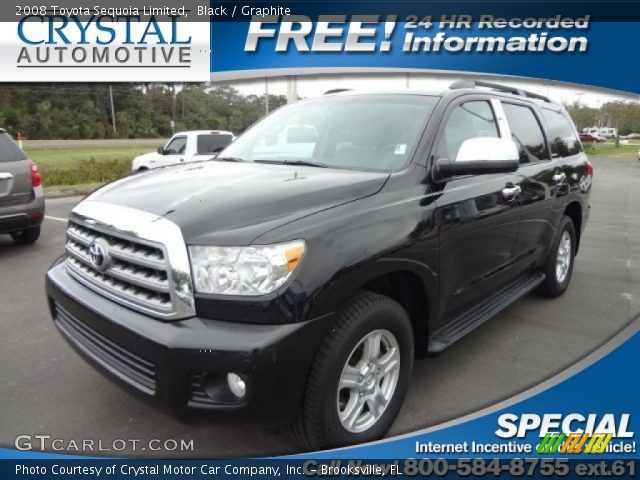 2008 Toyota Sequoia Limited in Black