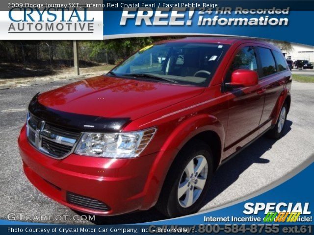 2009 Dodge Journey SXT in Inferno Red Crystal Pearl
