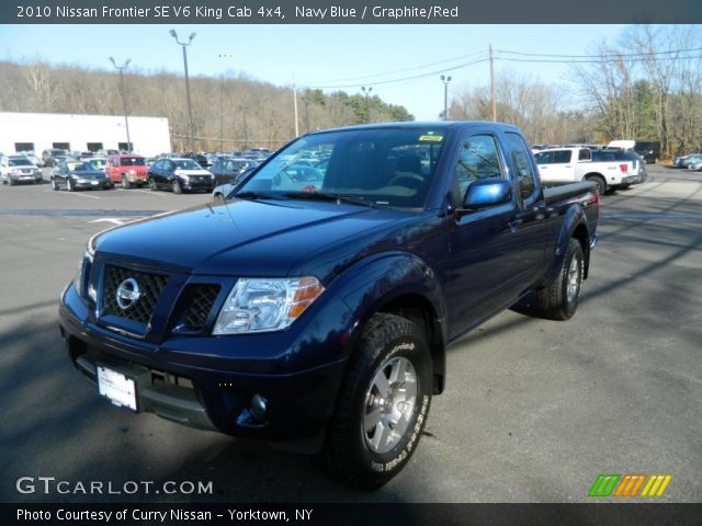 2010 Nissan Frontier SE V6 King Cab 4x4 in Navy Blue