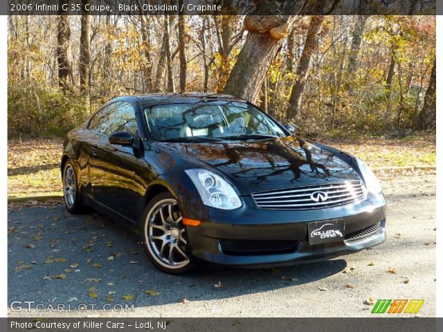 2006 Infiniti G 35 Coupe in Black Obsidian