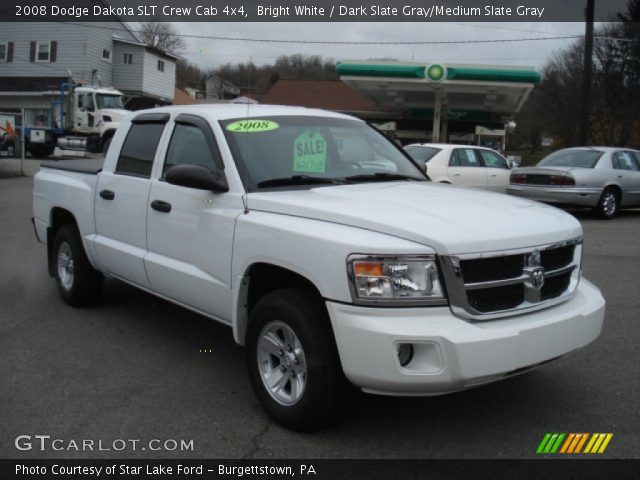 2008 Dodge Dakota SLT Crew Cab 4x4 in Bright White