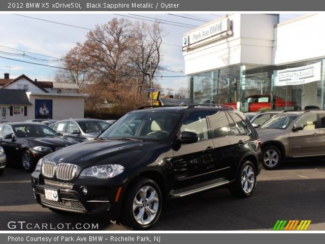 2012 BMW X5 xDrive50i in Black Sapphire Metallic