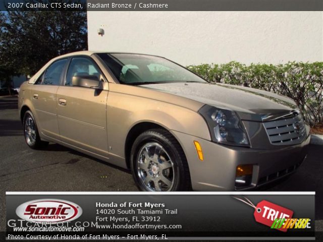2007 Cadillac CTS Sedan in Radiant Bronze