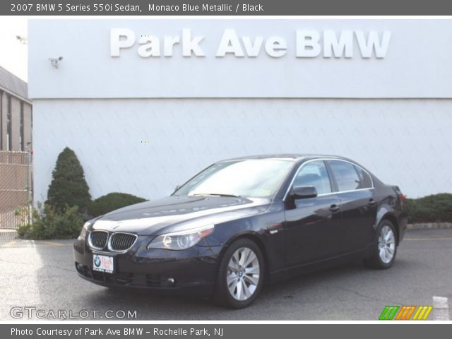 2007 BMW 5 Series 550i Sedan in Monaco Blue Metallic