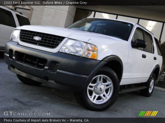 2003 Ford Explorer XLS in Oxford White