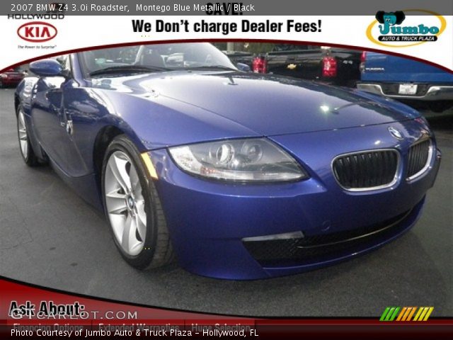 2007 BMW Z4 3.0i Roadster in Montego Blue Metallic