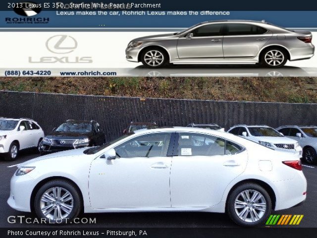 2013 Lexus ES 350 in Starfire White Pearl