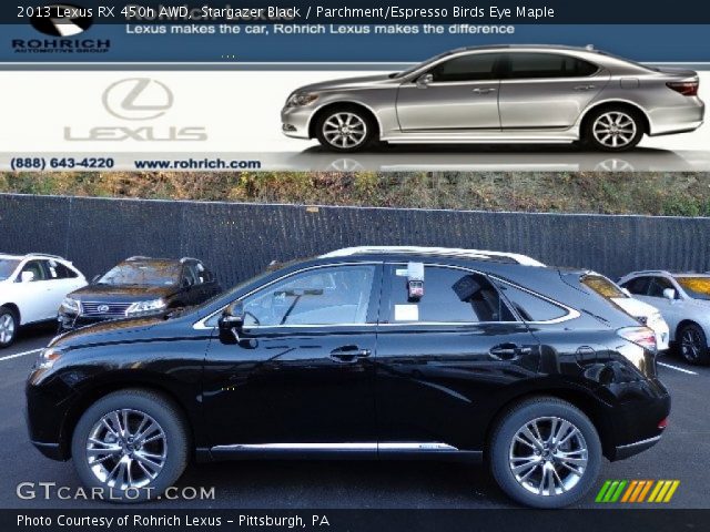 2013 Lexus RX 450h AWD in Stargazer Black
