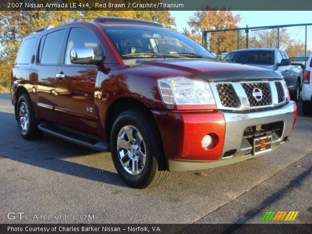 2007 Nissan Armada LE 4x4 in Red Brawn