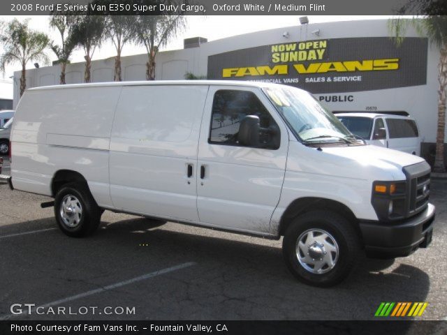 2008 Ford E Series Van E350 Super Duty Cargo in Oxford White