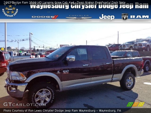 2012 Dodge Ram 2500 HD Laramie Crew Cab 4x4 in Deep Molten Red Pearl