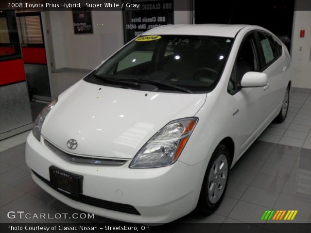 2008 Toyota Prius Hybrid in Super White