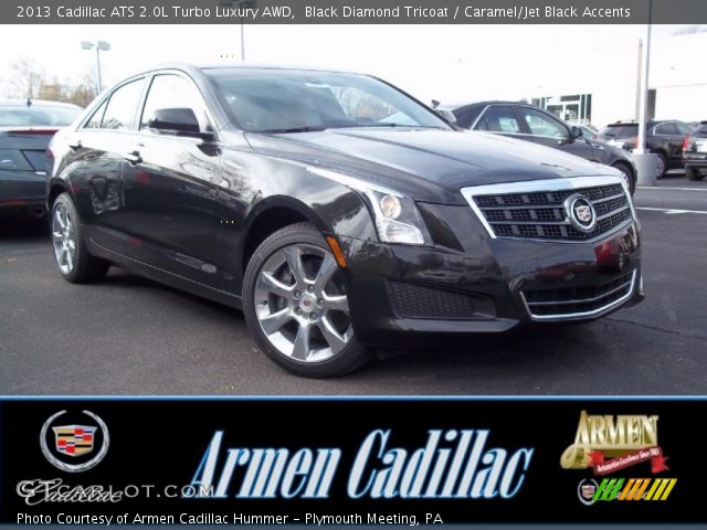 2013 Cadillac ATS 2.0L Turbo Luxury AWD in Black Diamond Tricoat