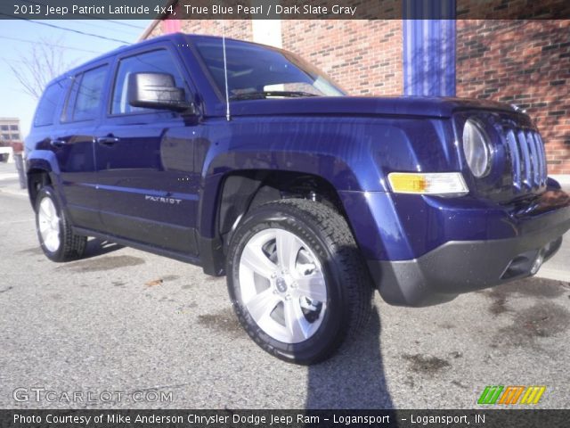 2013 Jeep Patriot Latitude 4x4 in True Blue Pearl