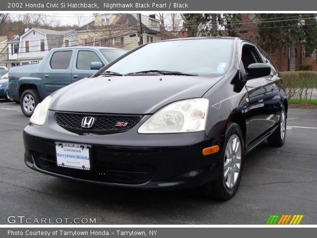 2002 Honda Civic Si Hatchback in Nighthawk Black Pearl
