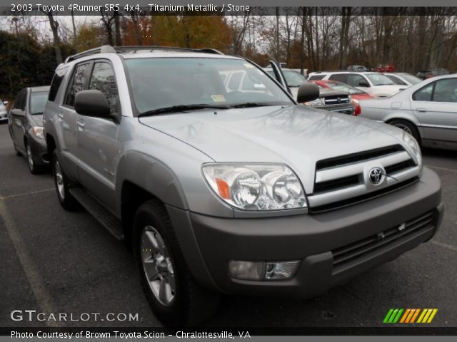 2003 Toyota 4Runner SR5 4x4 in Titanium Metallic