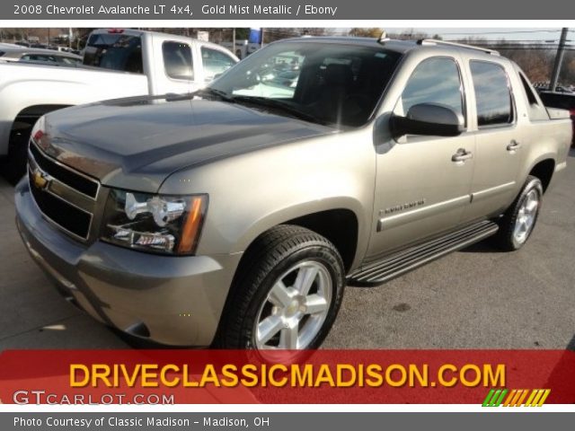 2008 Chevrolet Avalanche LT 4x4 in Gold Mist Metallic