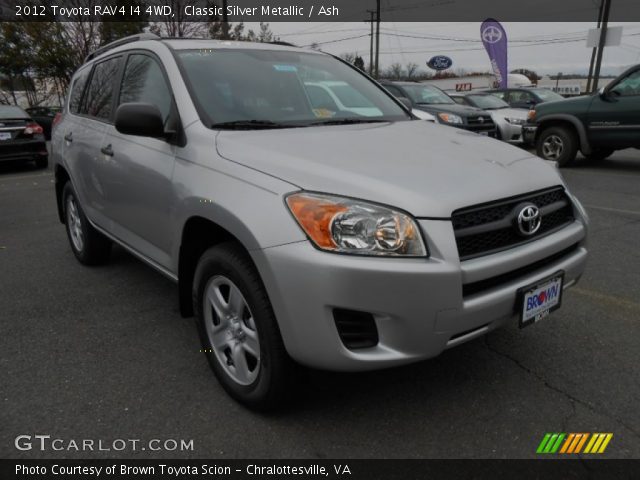 2012 Toyota RAV4 I4 4WD in Classic Silver Metallic