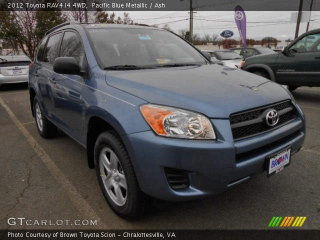 2012 Toyota RAV4 I4 4WD in Pacific Blue Metallic