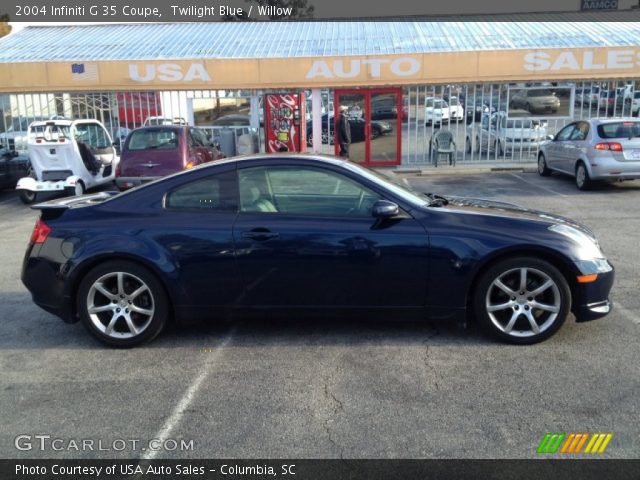 2004 Infiniti G 35 Coupe in Twilight Blue