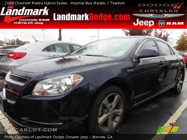 2009 Chevrolet Malibu Hybrid Sedan in Imperial Blue Metallic
