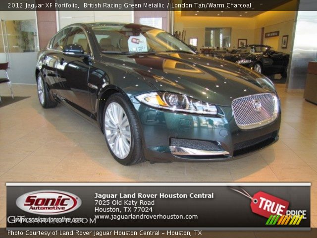 2012 Jaguar XF Portfolio in British Racing Green Metallic