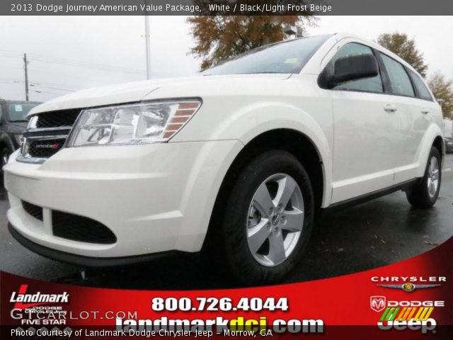 2013 Dodge Journey American Value Package in White