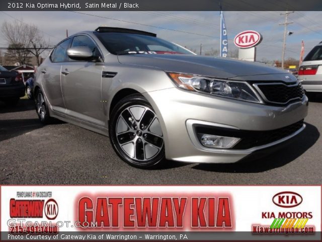 2012 Kia Optima Hybrid in Satin Metal
