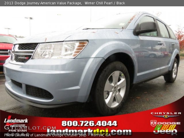 2013 Dodge Journey American Value Package in Winter Chill Pearl