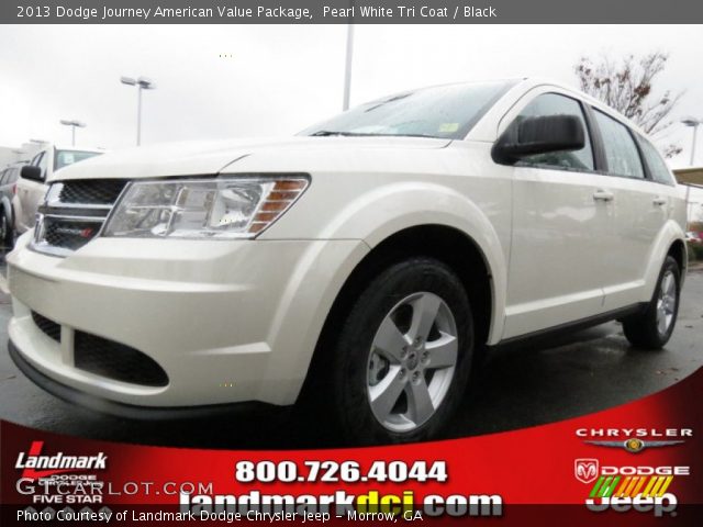 2013 Dodge Journey American Value Package in Pearl White Tri Coat