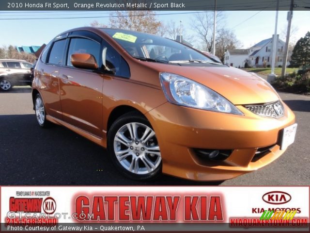 2010 Honda fit sport orange #7